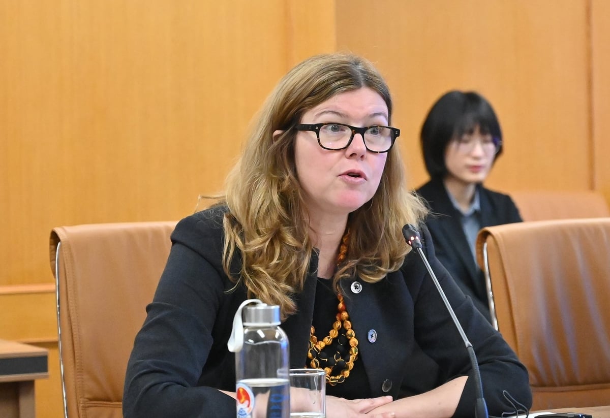 Bà Silvia Danailov, Trưởng Đại diện UNICEF tại Việt Nam. Ảnh: Kiều Chi.